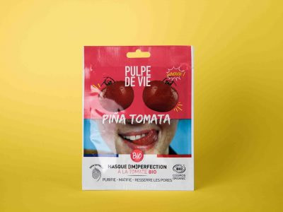 Pulpe De Vie Piña Tomata Kangasnaamio tomaatti puhdistava sheet mask naamio